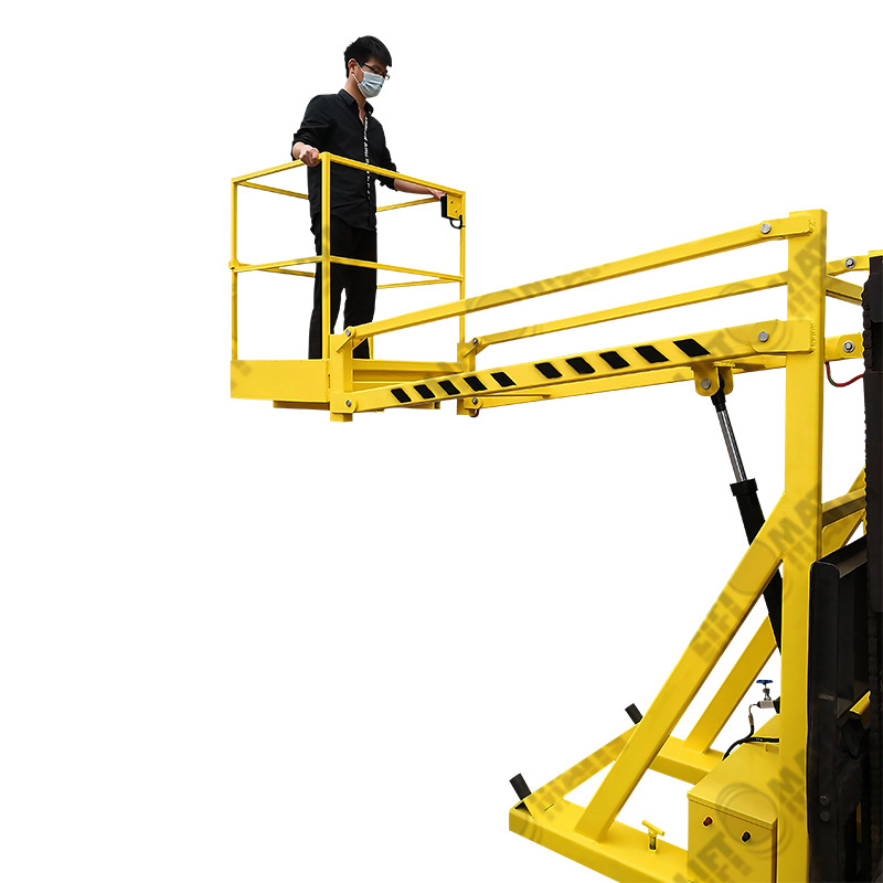 武汉汉利JJ-200铰接式叉车用液压升降平台车