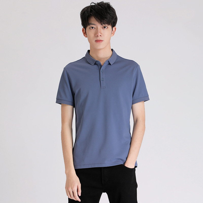 2020 summer Korean Edition men's wear fashion Lapel Easy Short sleeved T-shirt man leisure time Versatile T-shirt polo Shirts tide