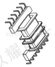 玖耀电子变压器骨架BOBBIN   EFD38  7+6工厂直销来样定制