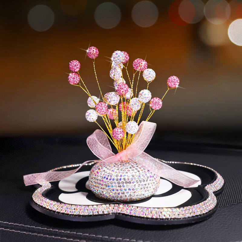 핑크 화이트 + 동백 드릴 패드