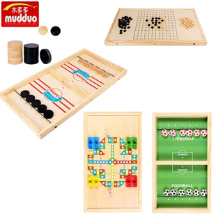 Деревянная настольная игра-прыгалки на двоих