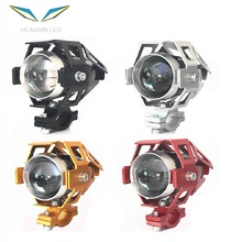 跨境供应摩托车LED大灯越野车电动车U5变形金刚激光炮改装外置灯