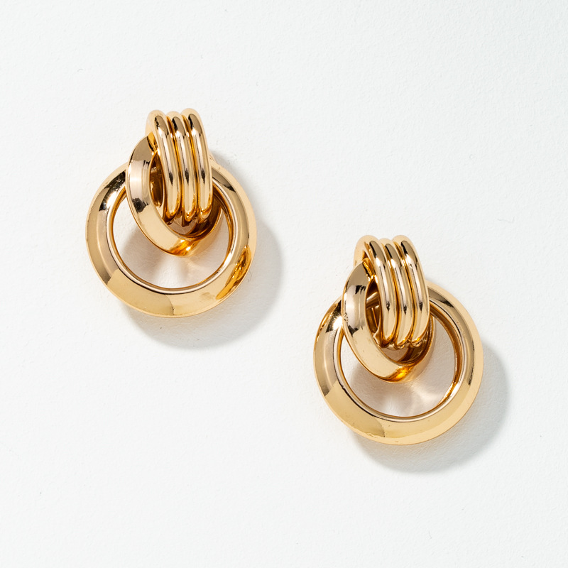metal simple fashion earrings