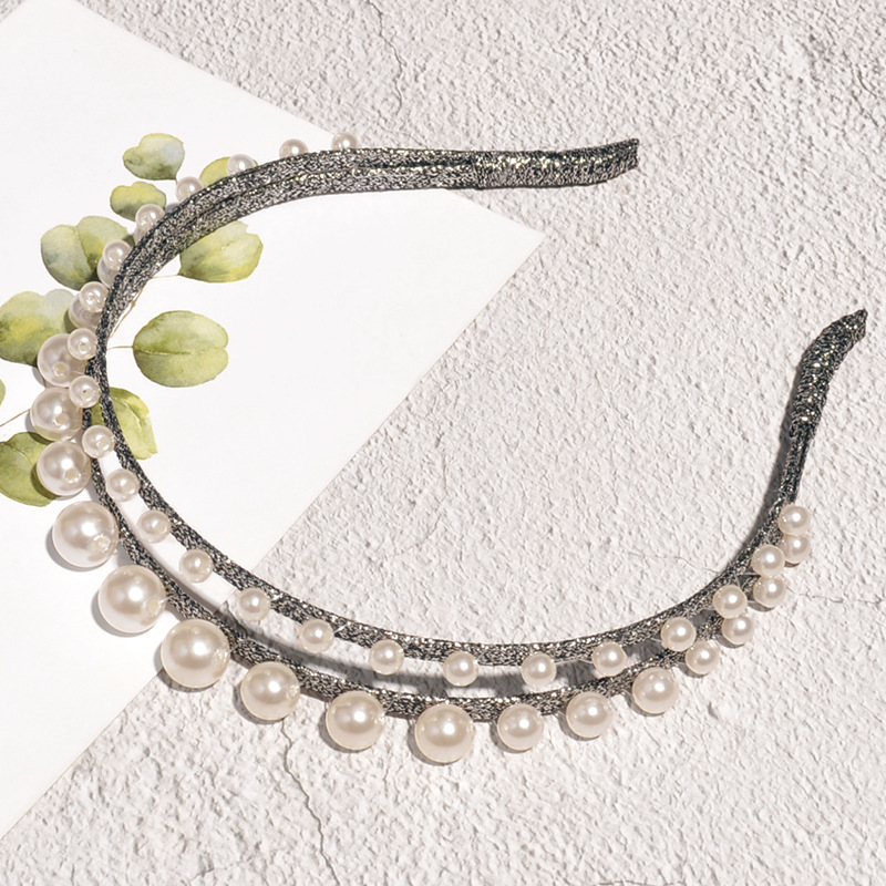 Double-layer Pearl Headband display picture 6