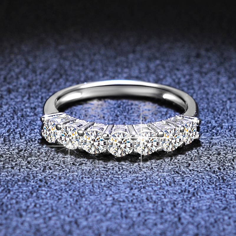 Daily Occasion 925 Sterling Silver Material 925 Sterling Silver Moissanite Zircon Constellation Rings