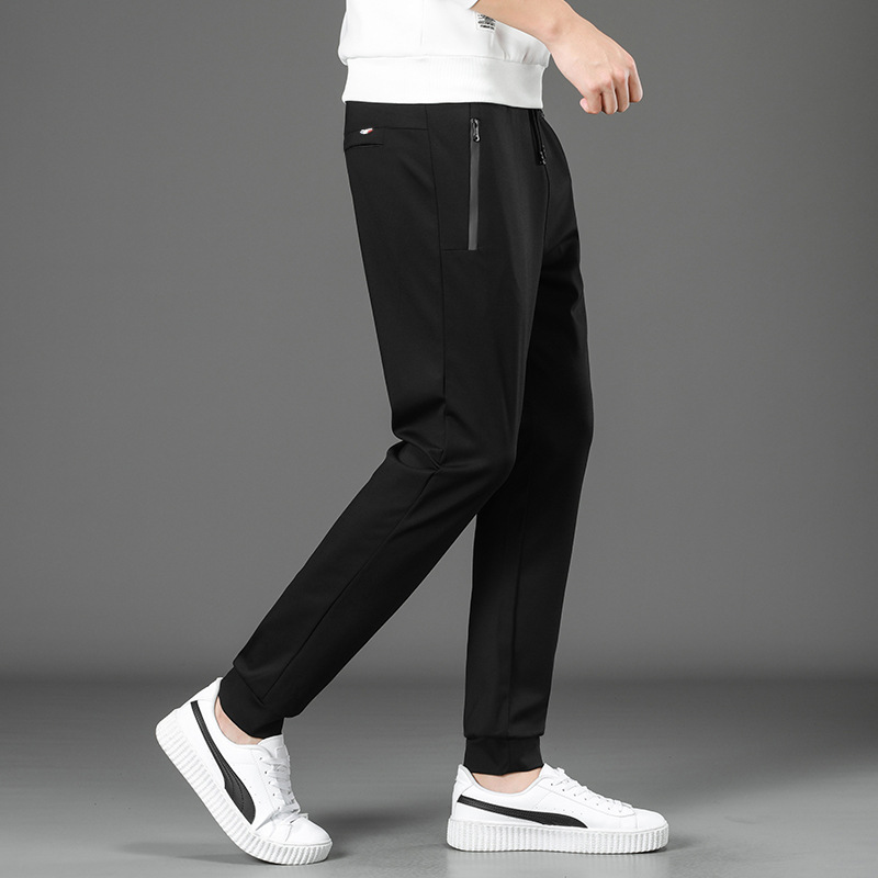 2020 Autumn new pattern Manufactor Direct selling Tencel Rome Thickened paragraph motion leisure time trousers Customizable logo