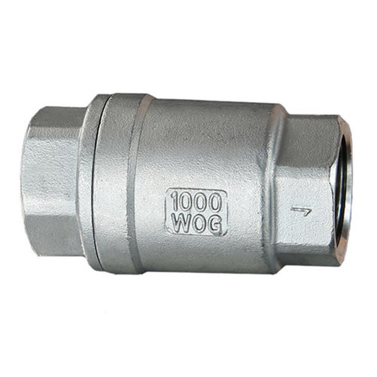 厂家直销 H12W-16P 内螺纹连接 立式止回阀 不锈钢材质 3/8”