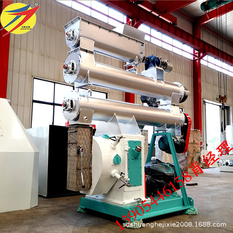 鸡饲料颗粒机 牛马猪饲料颗粒机 家禽全价饲料生产线