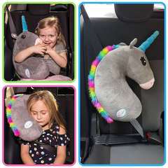 Unicorn children's car seat belt shoulder pad pillow pillow sleeping pillow