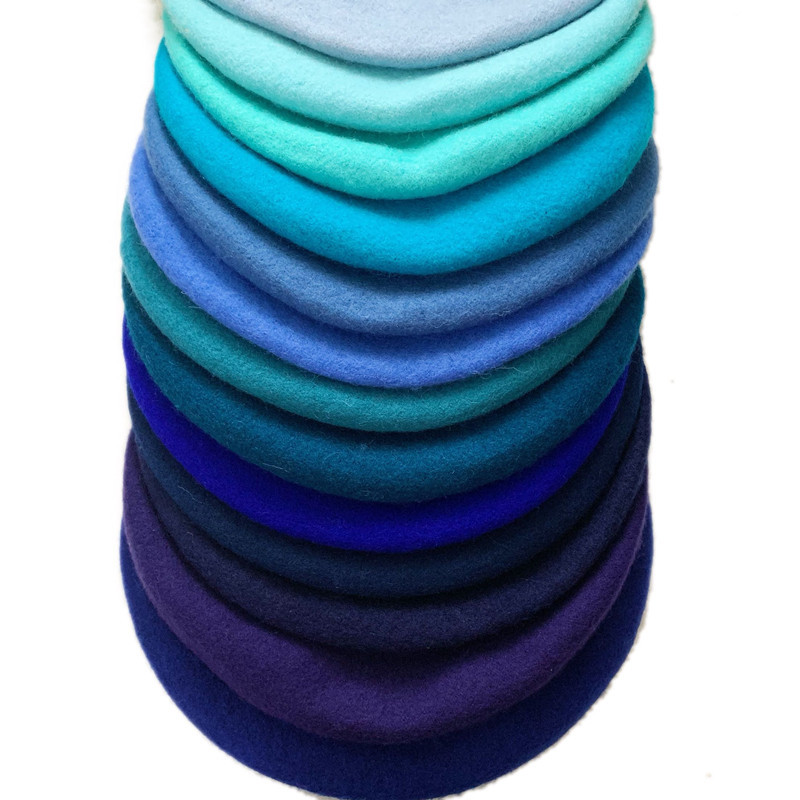 Unisex Wool beret Autumn-winter vintage woolen painter's hat Winter hat Lady's bud hat_voghion.com