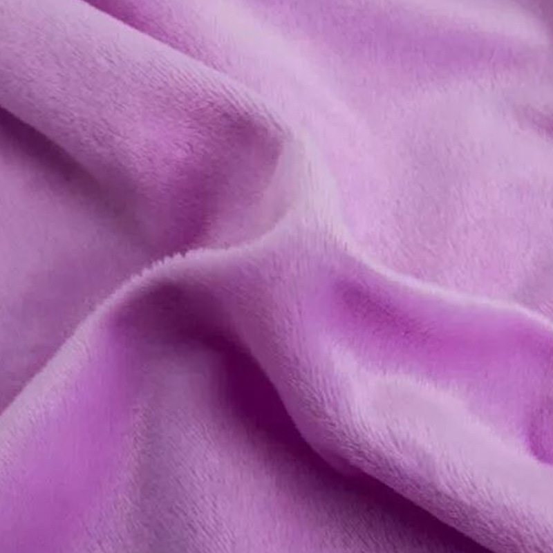 厂家直供全涤优质水晶超柔素色面料 床上用品家居服饰家纺布料