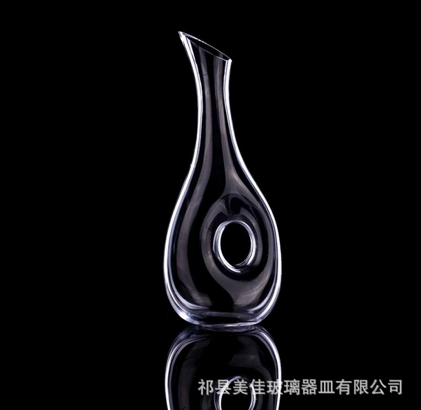 Glass design crystal artificial wine decanter