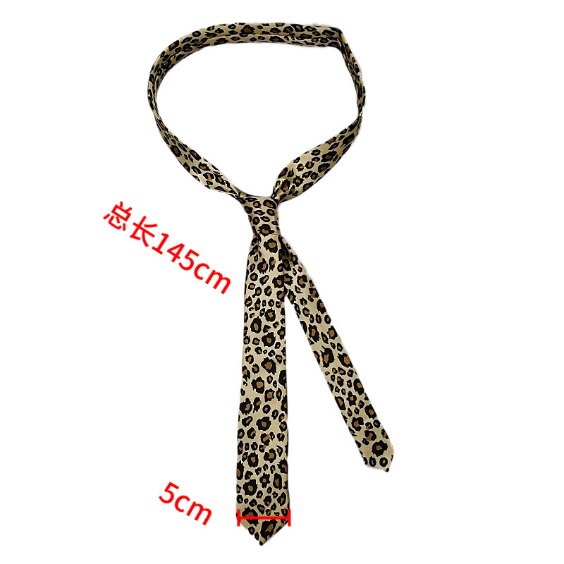 Cravate homme motif léopard et zèbre accessoire mode polyvalent_voghion.com
