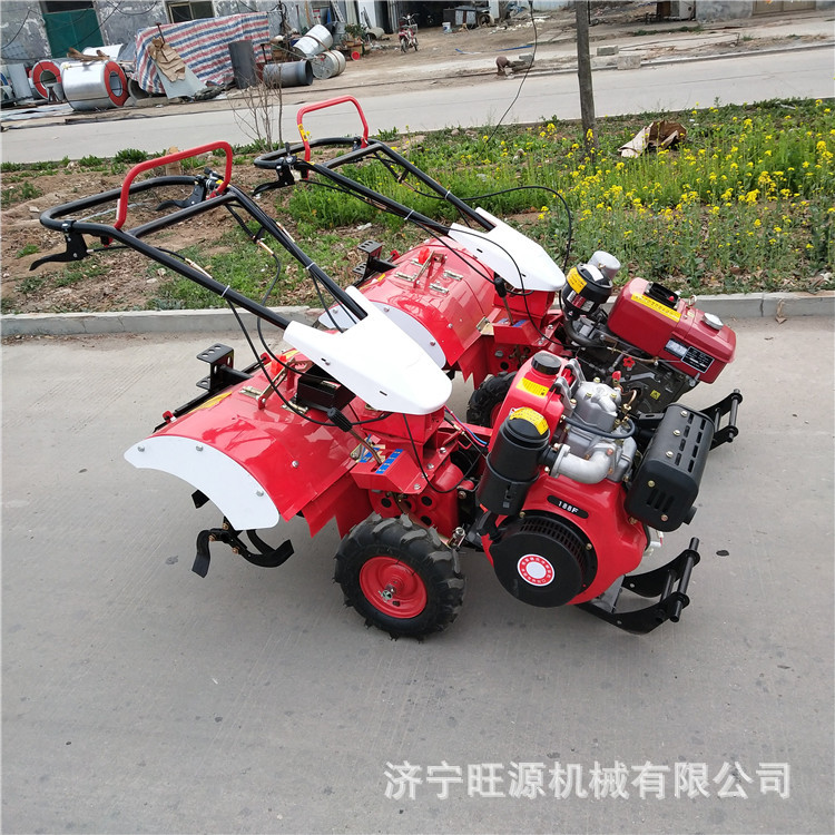 四驱手扶旋耕机 多功能大棚松土旋耕机 开沟犁地旋耕机