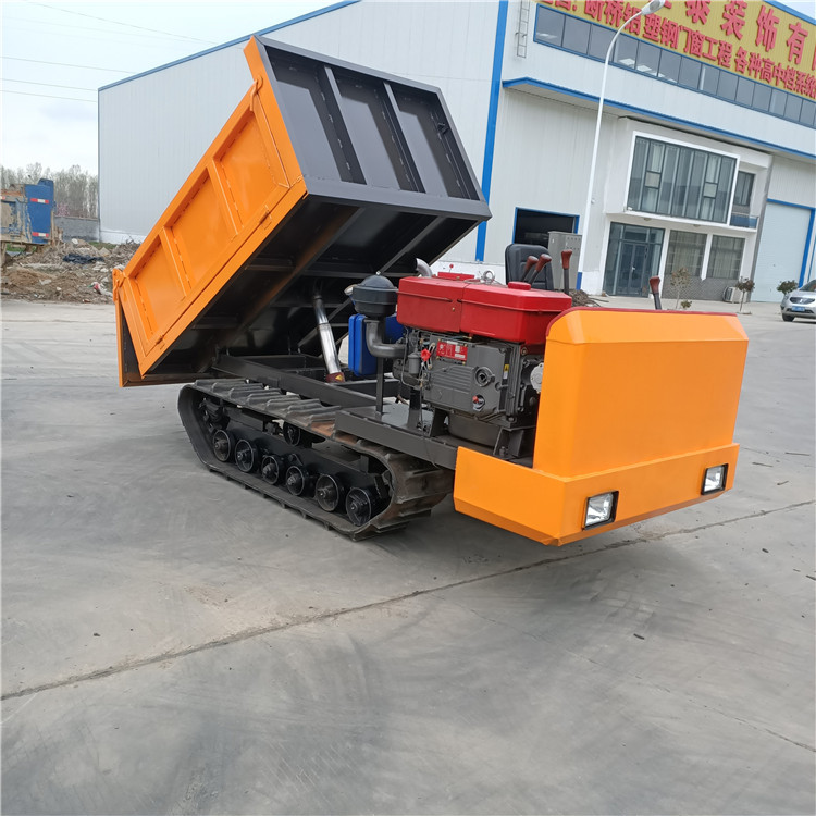 果园搬运履带运输车 全地形3吨履带翻斗车 可升降履带运输车