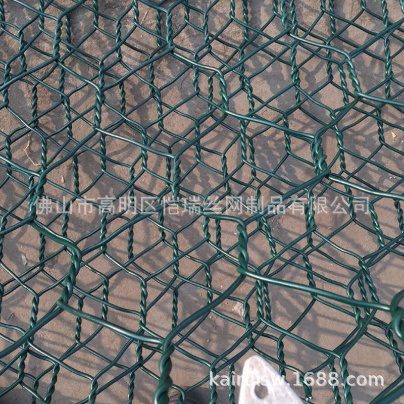 石笼网六角网拦石网 爬坡护坡隔离网网格宾石笼铅丝石笼雷诺护