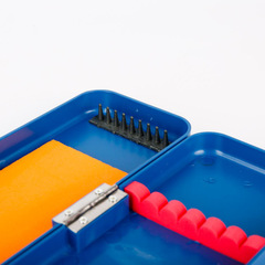 Fishing gear wholesale multifunctional fish float box set three-use main line blue float box plastic fishing line box fishing gear accessories