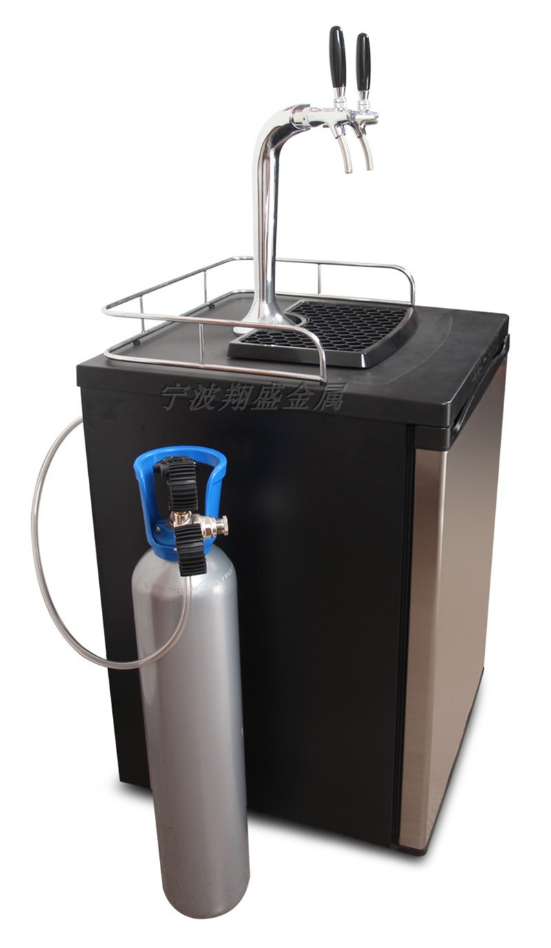 Máquina de cerveza artesanal comercial de doble cabeza máquina vendedora de cerveza refrigeradora máquina de cerveza con regulación de temperatura