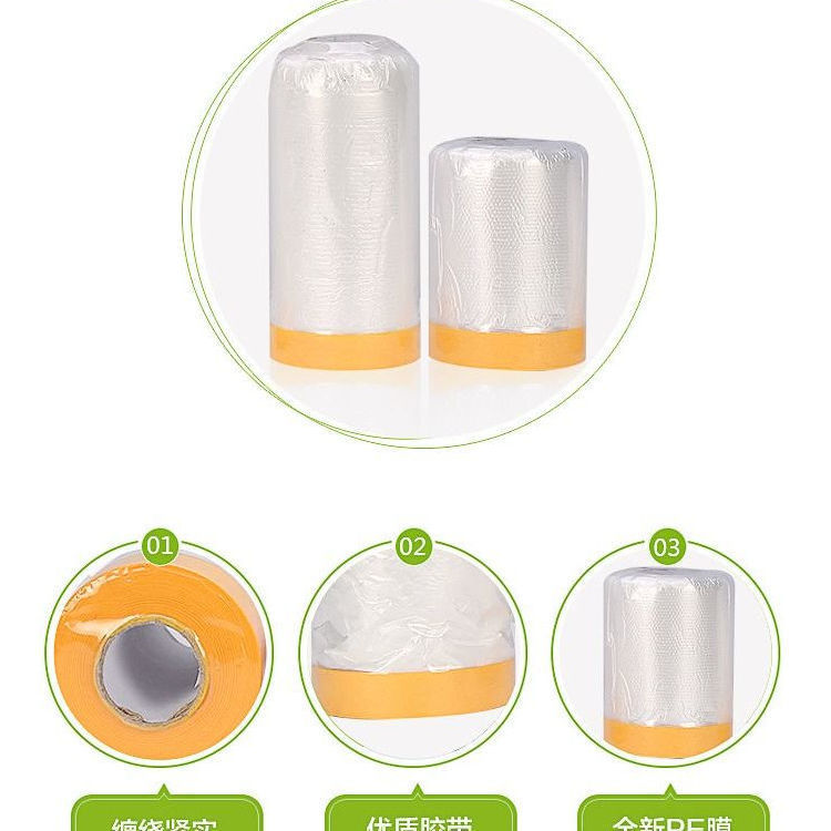 Película a prueba de polvo desechable película a prueba de polvo hogar muebles blancos transparentes materiales de construcción película a prueba de polvo al por mayor