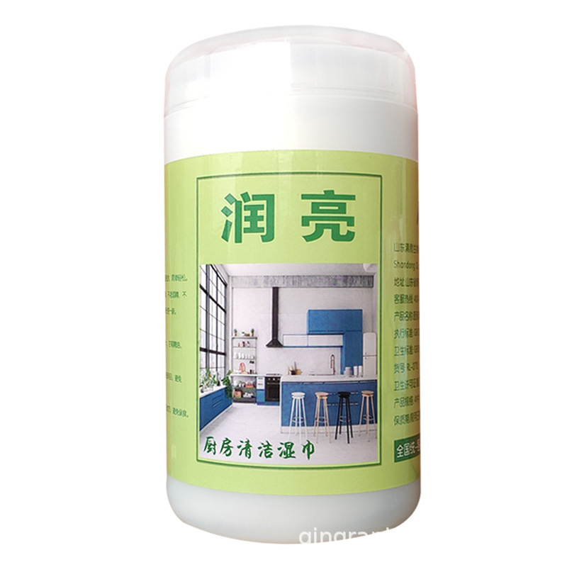 Kitchen wipes oil removing kitchenware cleaning wipes barrel source factory wholesale wipes moisturizing