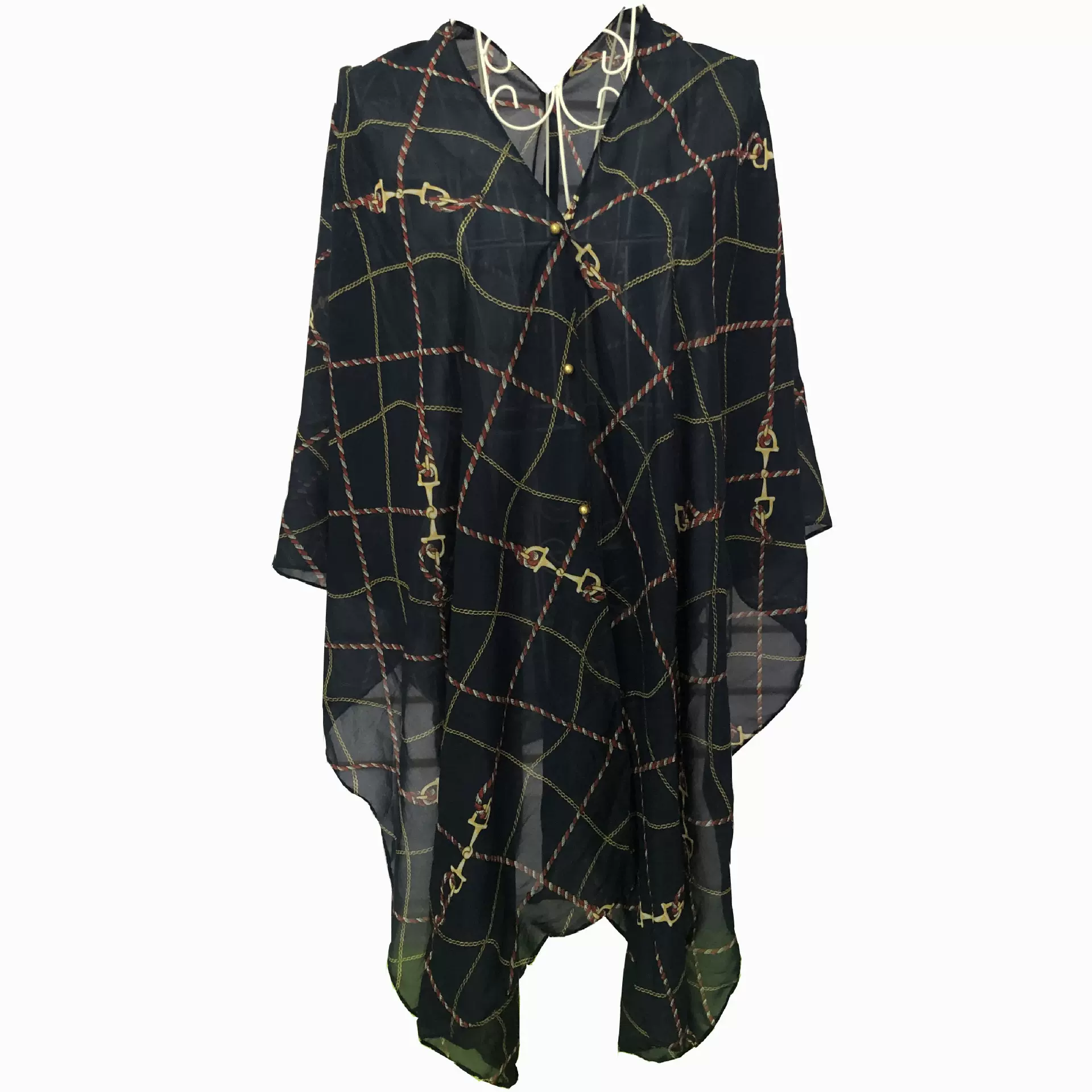 【米羽服饰】雪纺防晒衣/印花沙滩巾/空调巾户外骑车遮阳多款可选