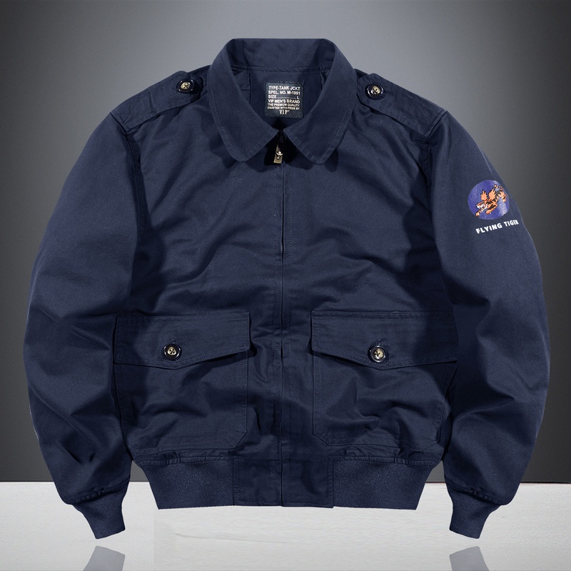 Spring 2020 Air Force Bomber Jacket Men's Youth Large Size Loose Workwear Jacket Spring Clothing Korean Flying Suit Fashion Brand