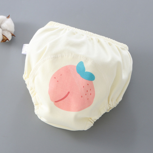 Baby training pants six-layer gauze anti-side leakage diaper pants baby learning pants pure cotton breathable washable diaper pants