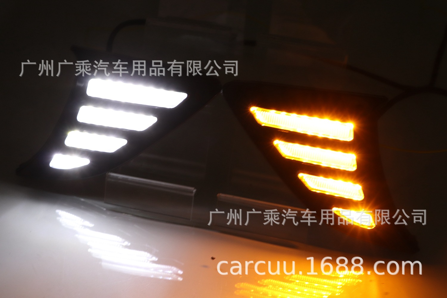 Adecuado para Suzuki ciaz Luz de marcha diurna 19 años LED Luz de marcha diurna Luz de marcha de dos colores luz antiniebla delantera