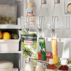 Stainless steel small clip hook with hanging for bathroom multi-purpose clothes drying rack household storage clothes pin