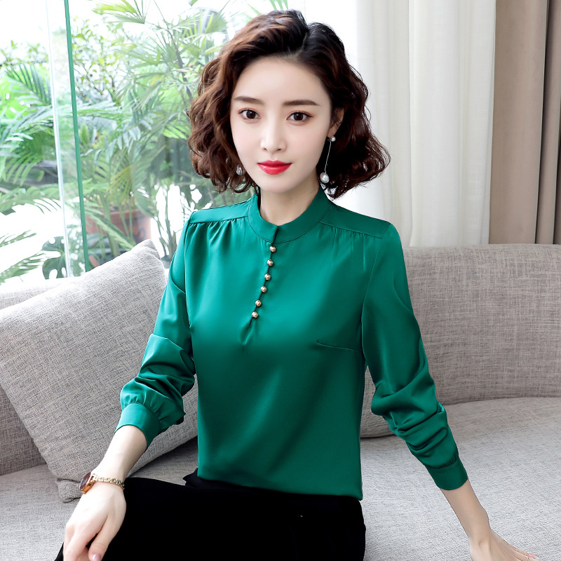 Shiffon elegant long-sleeve
