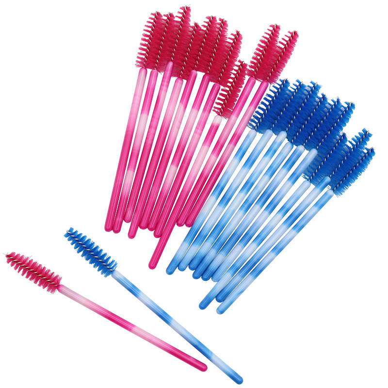 Cepillo de pestañas espiral desechable color Rod rizador de pestañas cepillo de cejas mini cepillo de pestañas peine de pestañas herramienta de maquillaje