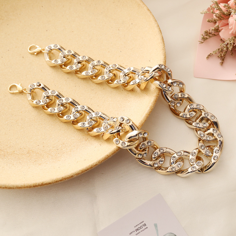 fashion creative full diamond necklace