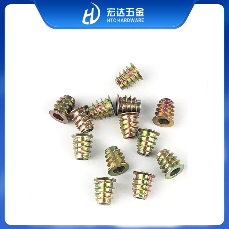 现货直销m4-m8-m6m10锌合金内外牙螺母 带介内外牙螺纹螺杆