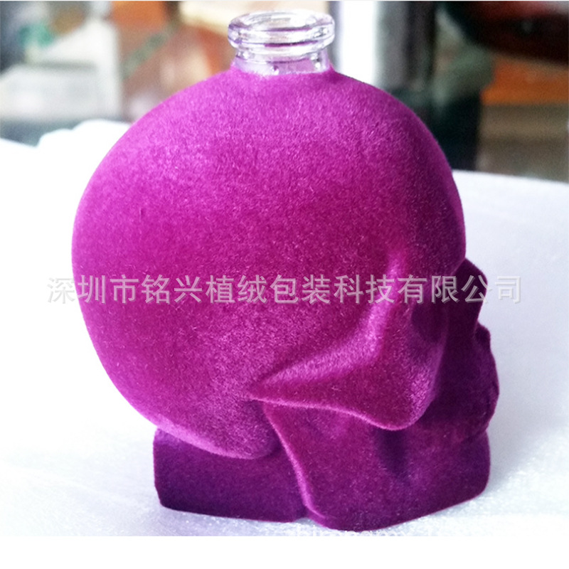 植绒工厂提供透明玻璃 PP 香水瓶樽植绒加工丝滑质感气质量大优惠
