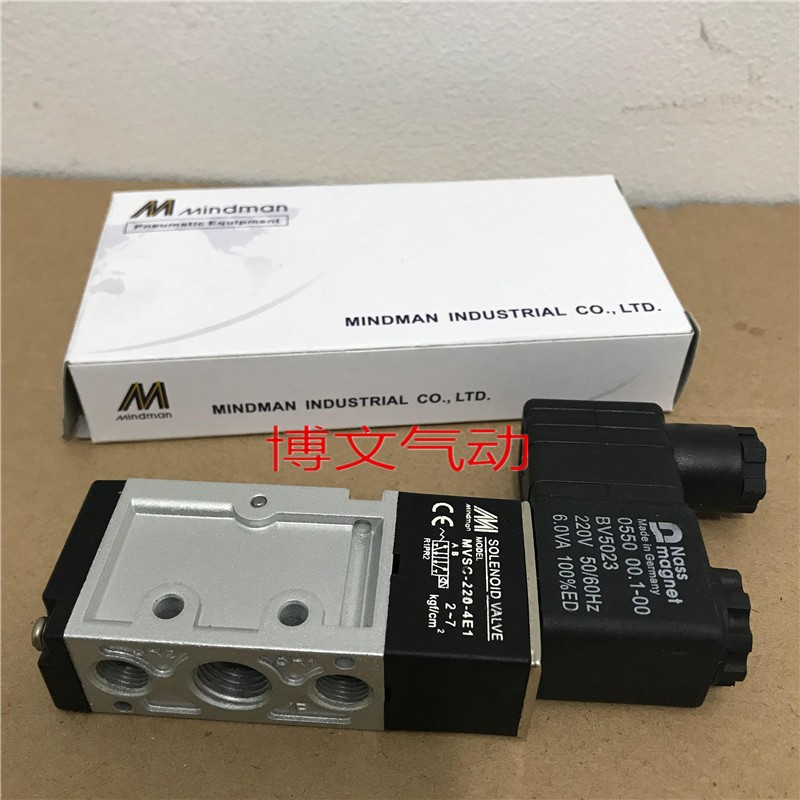 金器MINDMAN 电磁阀 MVSC-220-4E1-DC24V/AC220V