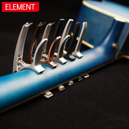 Cross-border best-selling zinc alloy guitar capo, folk wooden guitar capo, ukulele capo