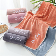 Youth Tow in 400g fiber fiber water absorption beach towel absorption thick embroidery big bath towel gifts can customize logo