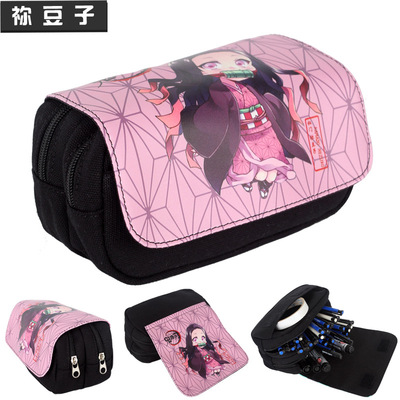 鬼灭之刃 富冈义勇 炭治郎东京喰种 火影 进击 龙猫 笔袋 零钱包