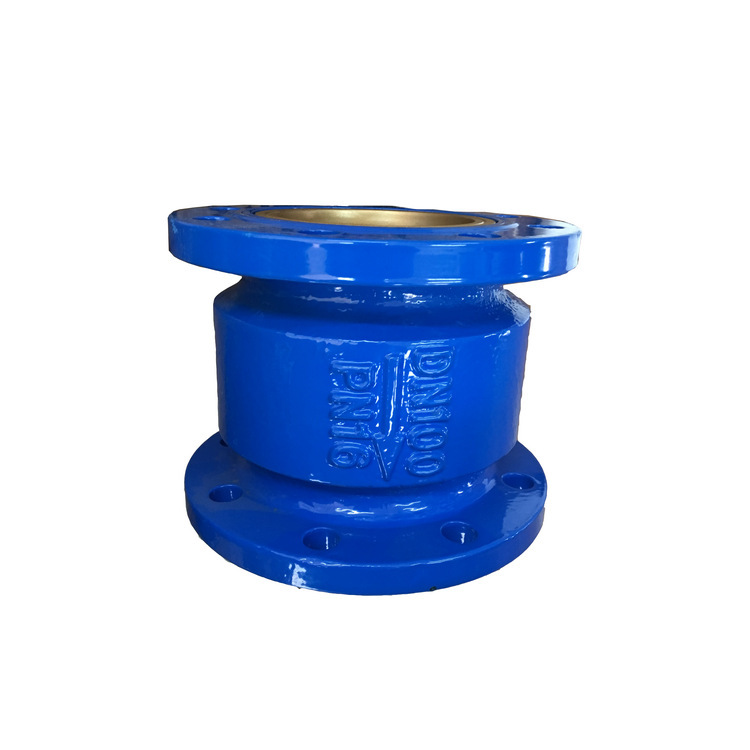 HC41X-16Q 消声止回阀DN50 100/单向阀逆止阀/球墨铸铁法兰止回阀