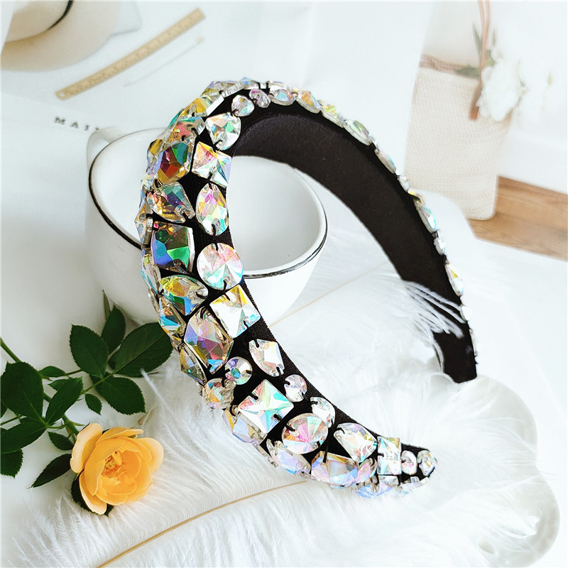 Moda Coreana Nuevo Estilo Crystal Color Hair Band Hair Band Hair Jewelry Venta Al Por Mayor Nihaojewelry display picture 4