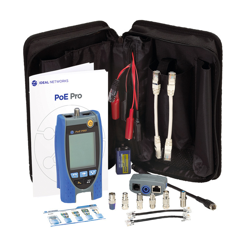 Poepro Power over Ethernet (Poe) Device Installation and Tester Cable Fault Detection Poepro Power over Ethernet (Poe) Device Installation and Tester Cable Fault Detection