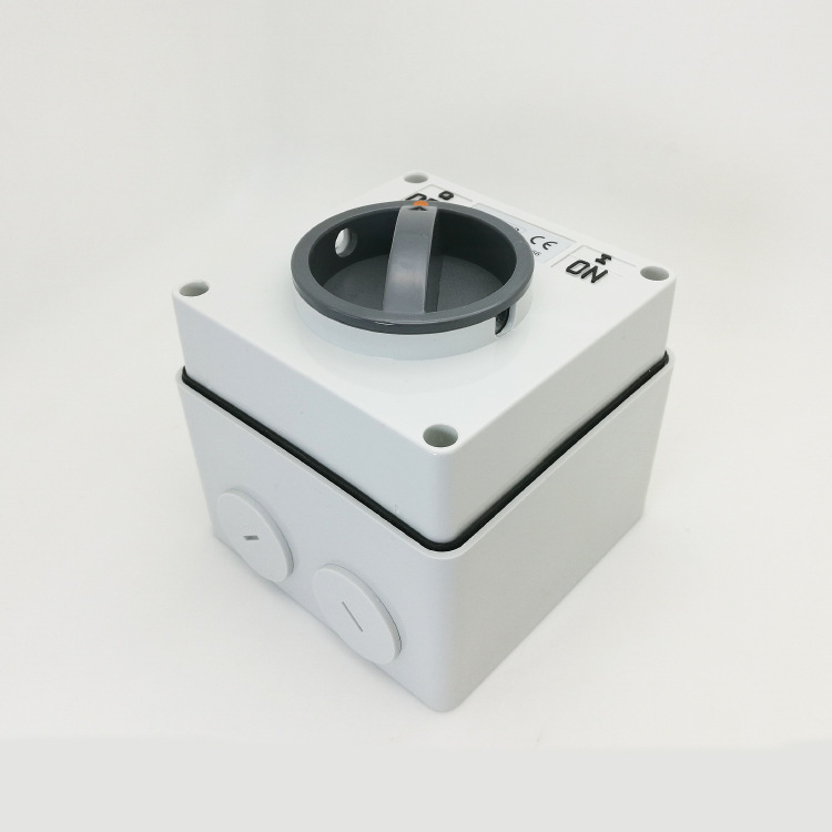 旋转开关56SW320防水开关户外电源开关澳式防水方形开关3P 20A