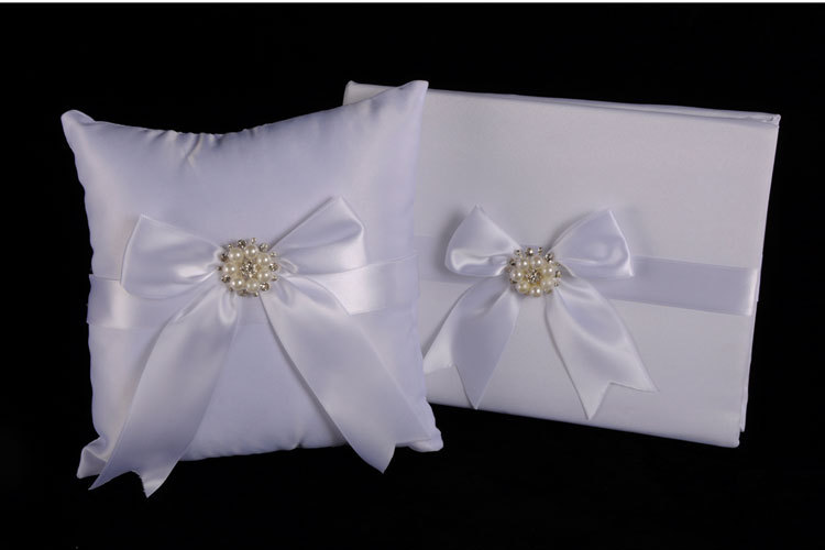 Wedding products: Western-style creative wedding flower basket rings, pillowcase set, sign-in book, sign-in pen, wine glass, knife and spatula, 6-piece set of wedding supplies detail image 11