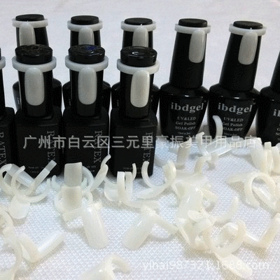 50 color nail art display board practice stand display stand plastic color card ring set on nail polish bottle for practice