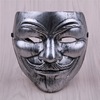 Factory PVC Guangdong V-character Mask Movie Theme V Face Mask V Weird-V Face Blush V Mask