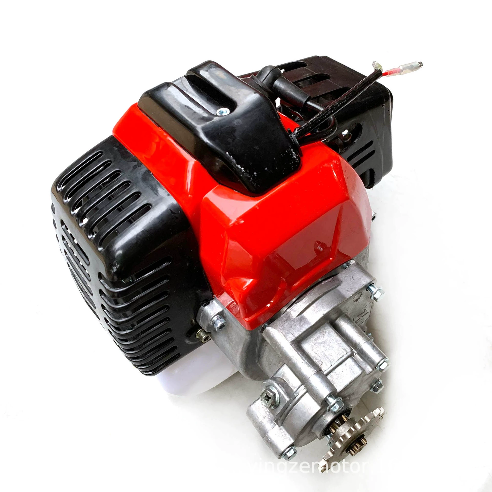 Мини-мотоцикл ручной запуск 49cc двухтактный двигатель скутер 40-5 бензиновый двигатель редуктор топливный бак