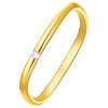 Small ring stainless steel, jewelry, accessory, 18 carat, does not fade, internet celebrity