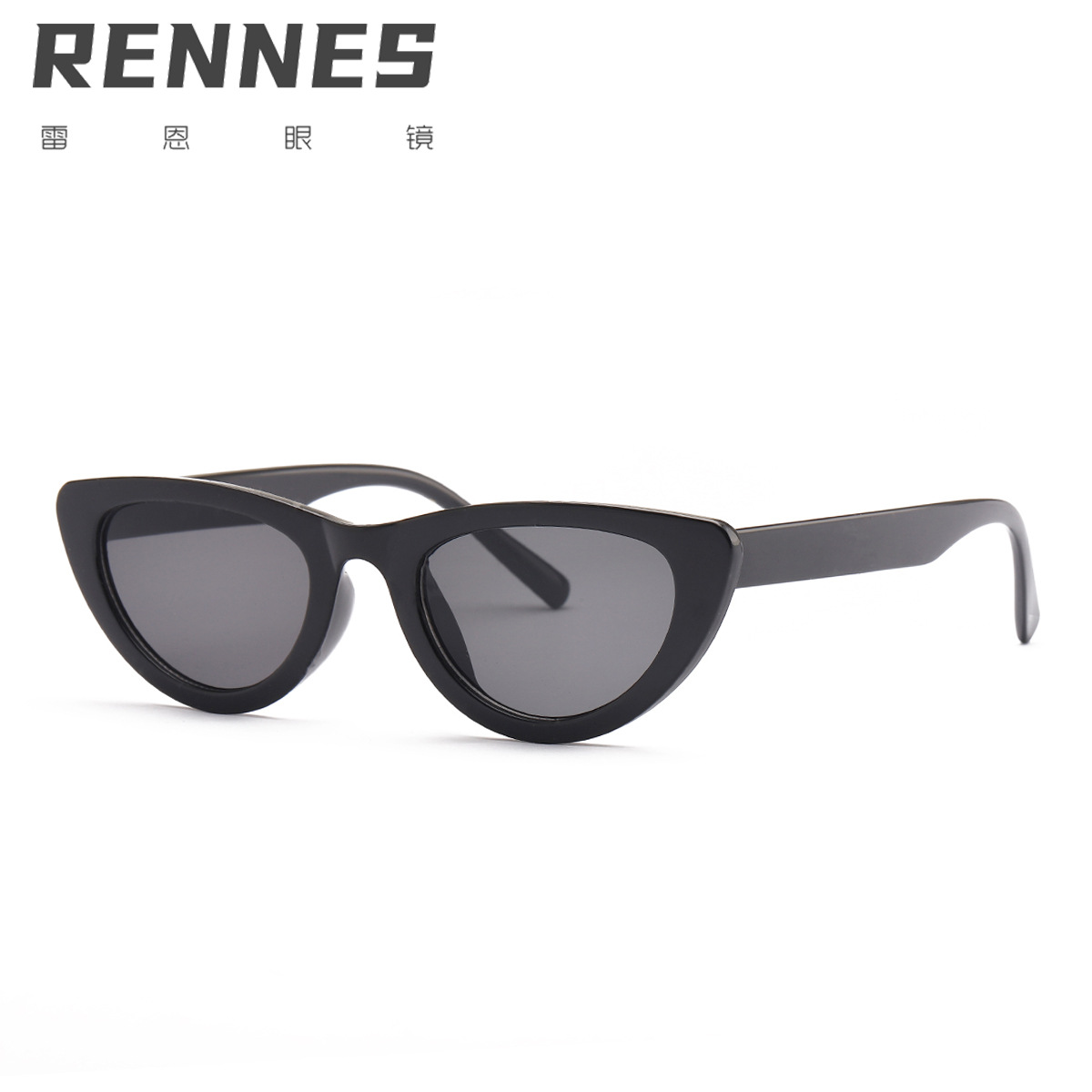 2020 nuevo triángulo europeo y americano ojo de gato gafas de sol de moda de las mujeres personalidad oval pequeño marco gafas de sol 97078