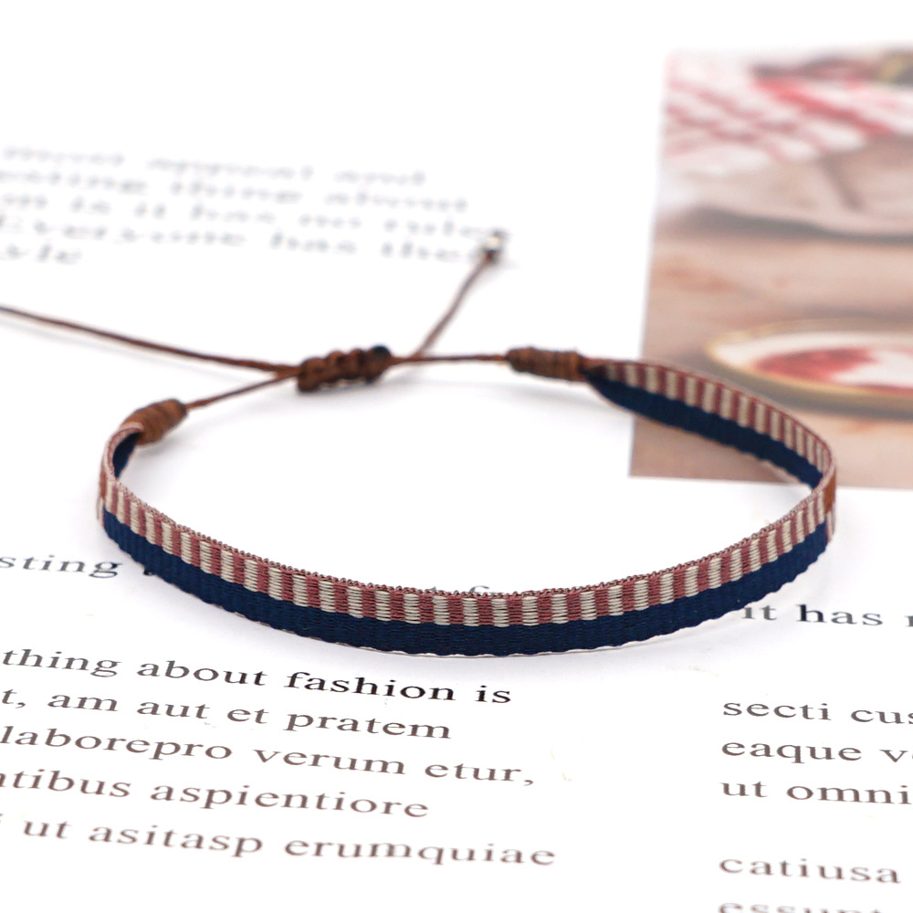 Fashion Wild Retro Bohemian Ethnic Style Ribbon Bracelet For Women Wholesale display picture 28