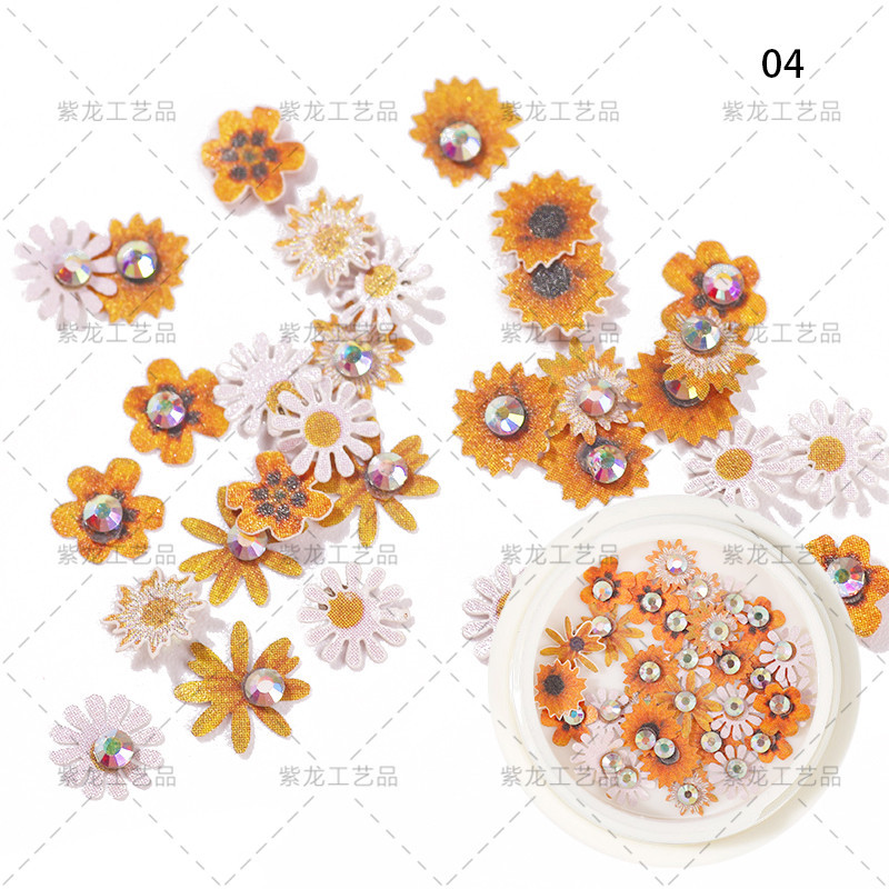 Zhifei nuevo estilo independiente gato ojo embotellado arco flor 6-color tridimensional diamante japonés Super Flash uñas decoraciones